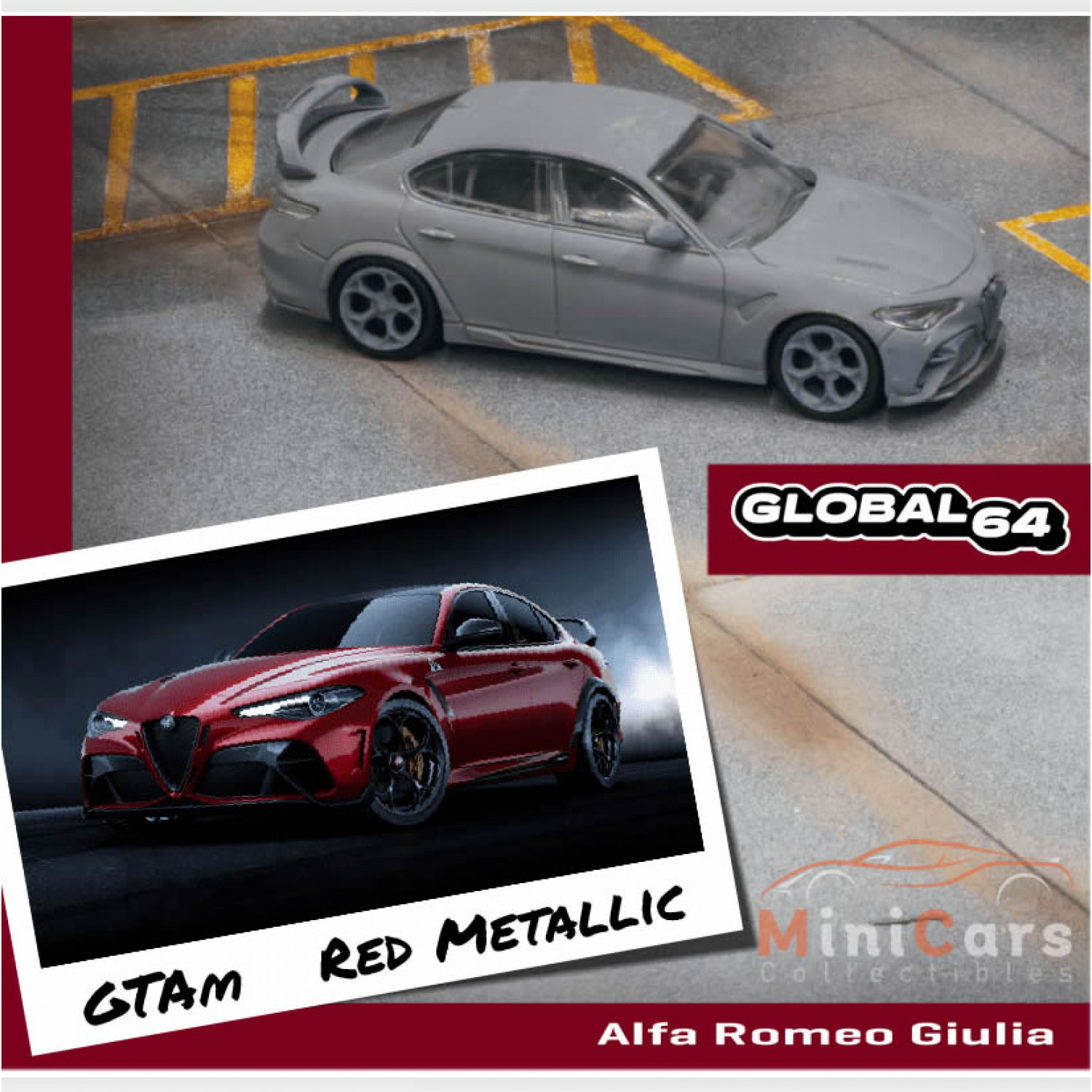 Alfa Romeo Giulia GTAm Red Metallic
