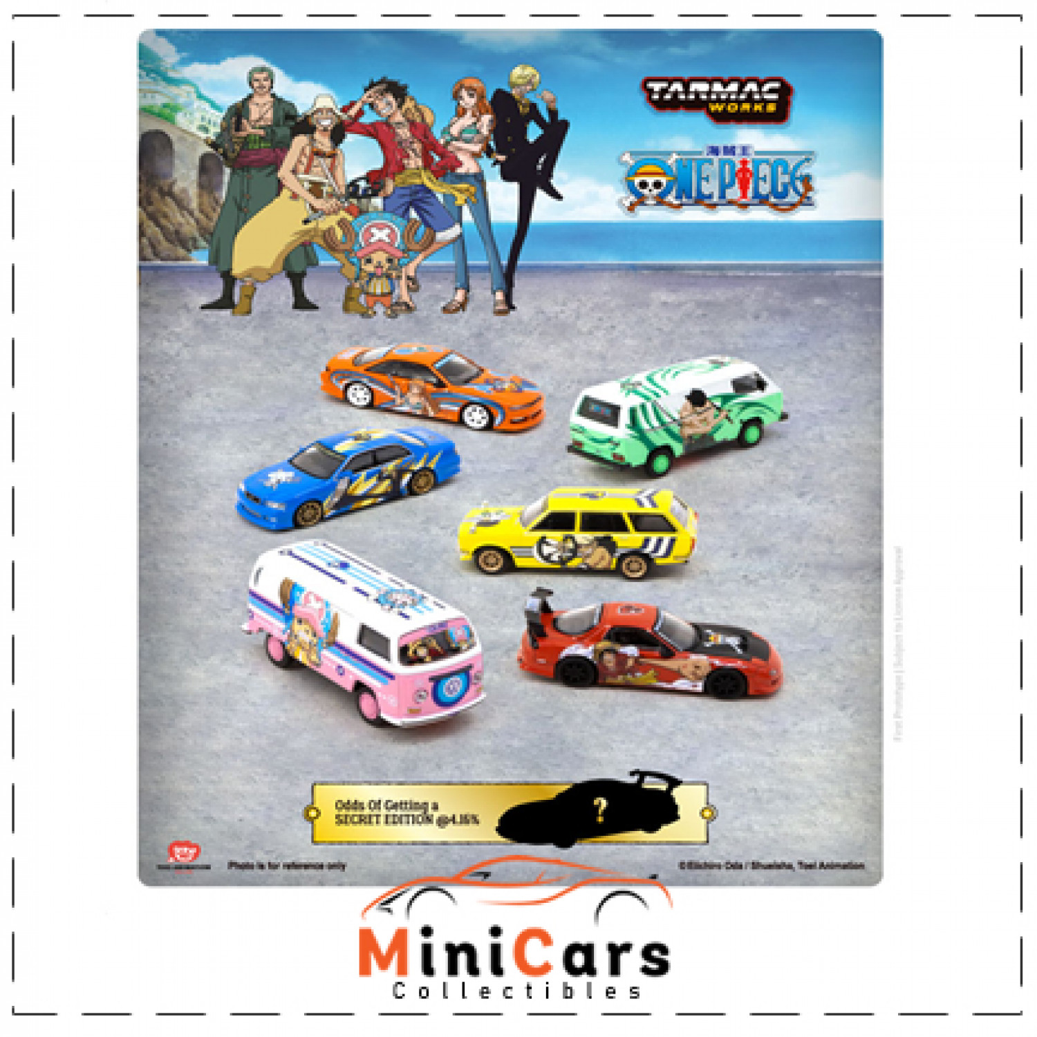 SET One Piece Model Car Collection